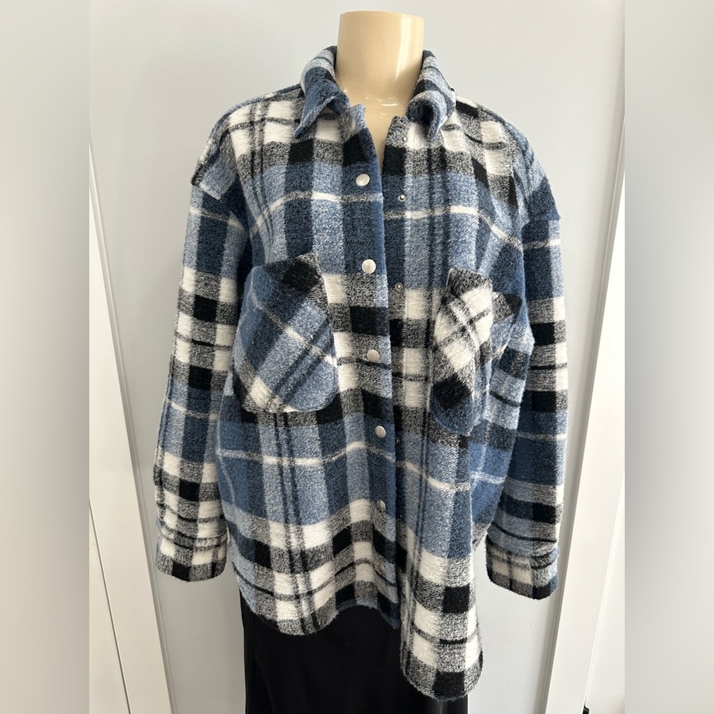XS zara over shirt flannel